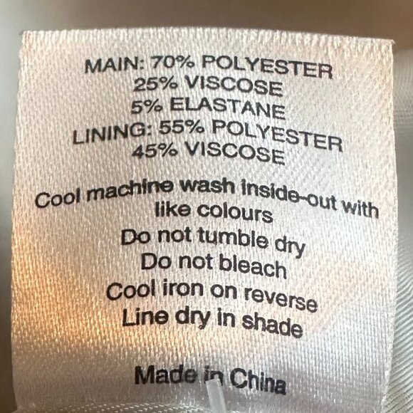 Remain Grey Plaid Check Button-Down Blazer Jacket Boxy Oversized Size 8 Women's - Picture 14 of 14